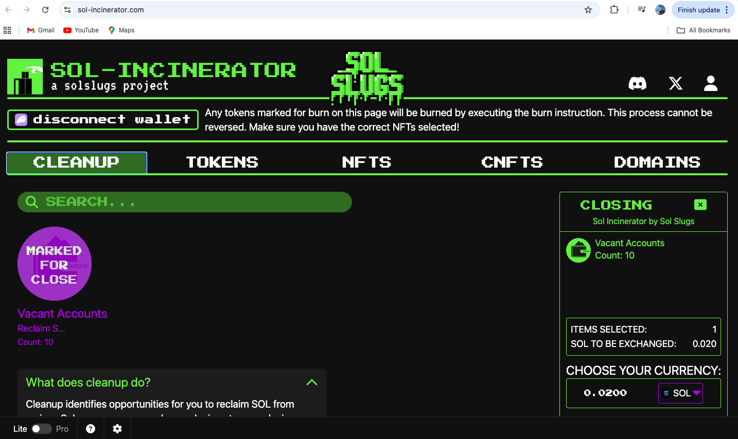 Select NFTs Screenshot